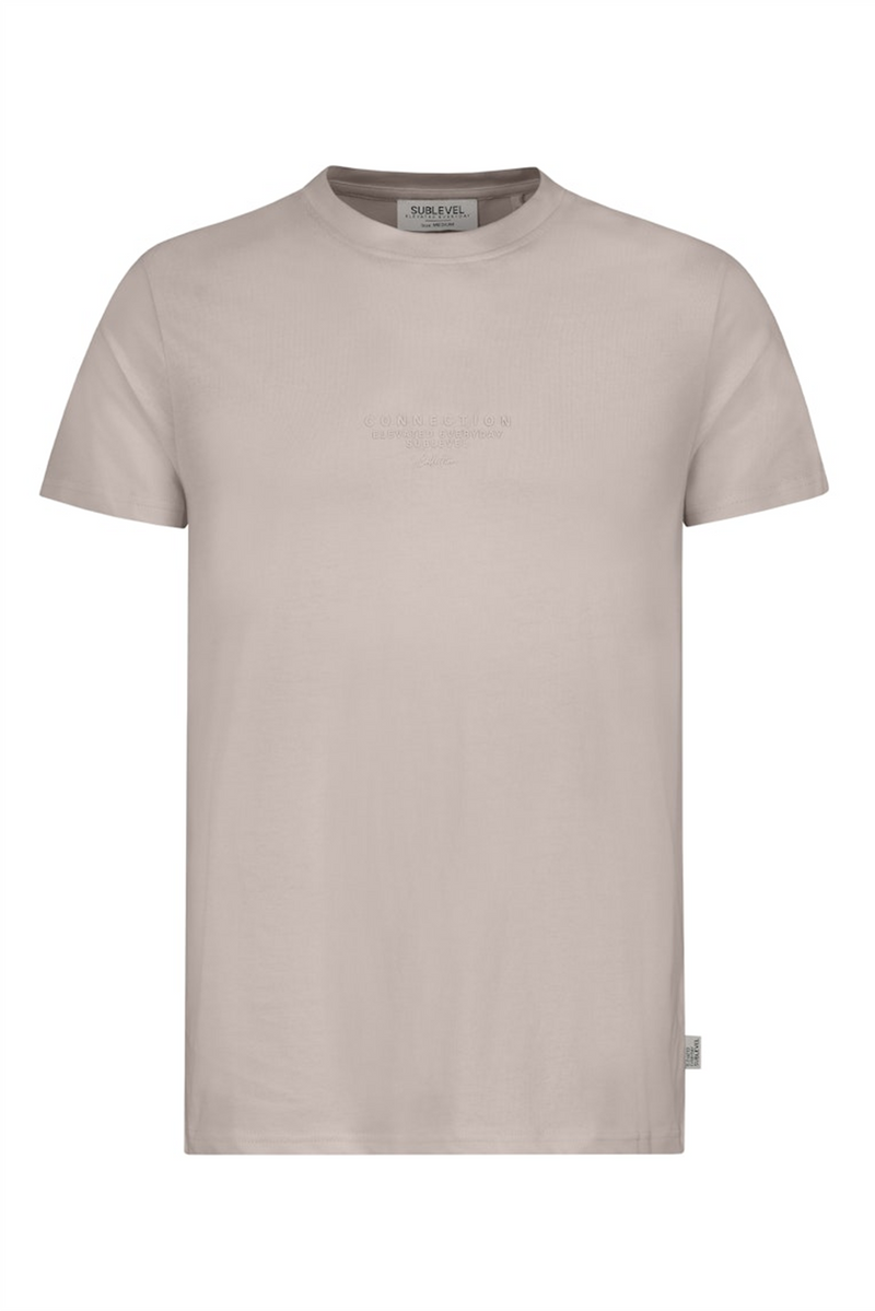 SUBLEVEL T-Shirt Middle Beige
