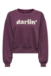 ONLY Sweatshirt Winetasting Darlin