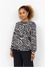 SOYACONCEPT Blusenshirt Schwarz