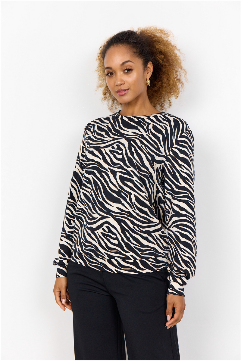 SOYACONCEPT Blusenshirt Schwarz