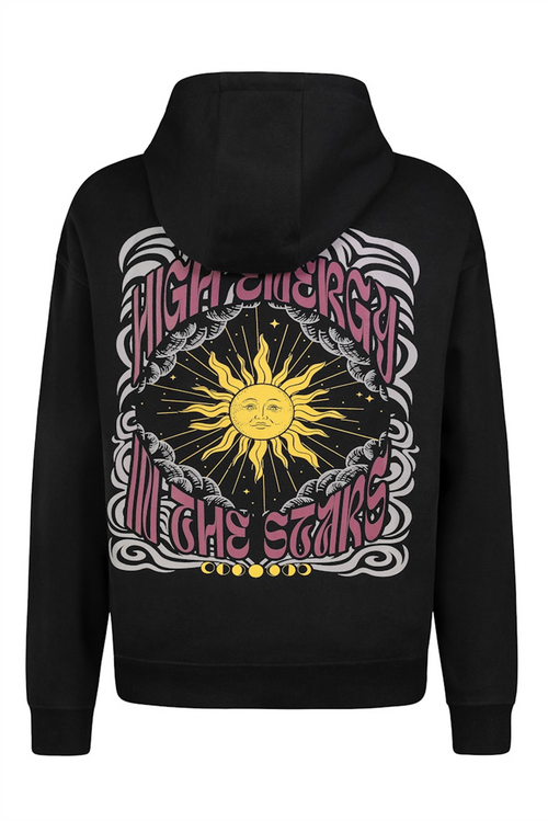 SUBLEVEL Backprint Hoodie Dark Grey