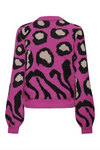 JDY Animal Pullover Rose Violet Black