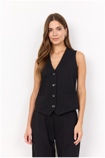 SOYACONCEPT Weste Schwarz