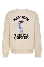 EIGHT 2 NINE Backprint Sweatshirt Light Beige