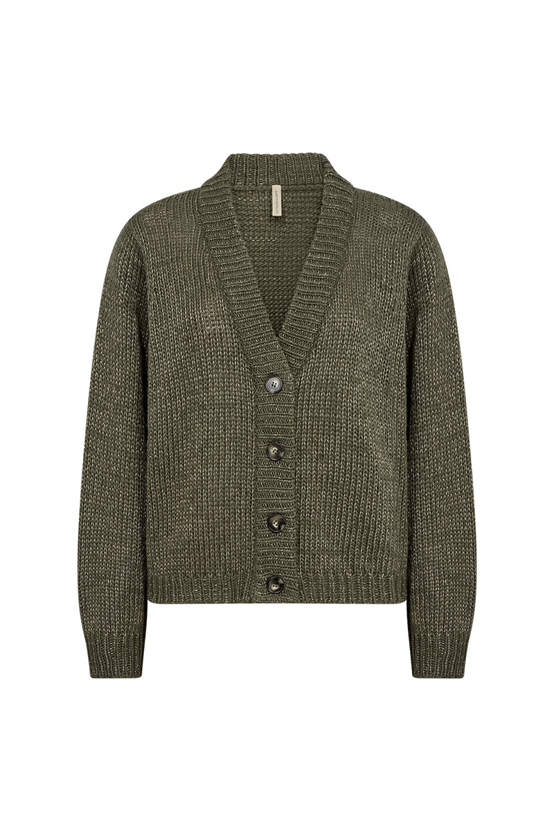 SOYACONCEPT Cardigan Dunkelgrün