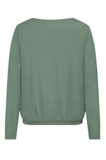 SUBLEVEL Langarm T-Shirt Dark Green