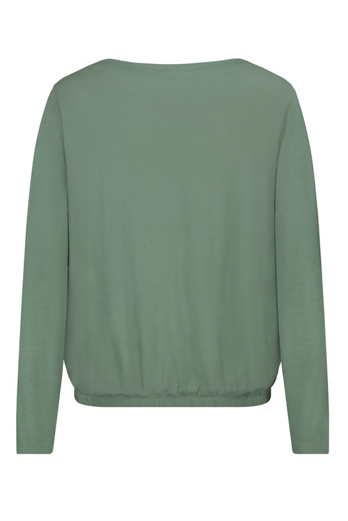 SUBLEVEL Langarm T-Shirt Dark Green