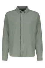 SUBLEVEL Struktur Hemd Middle Green