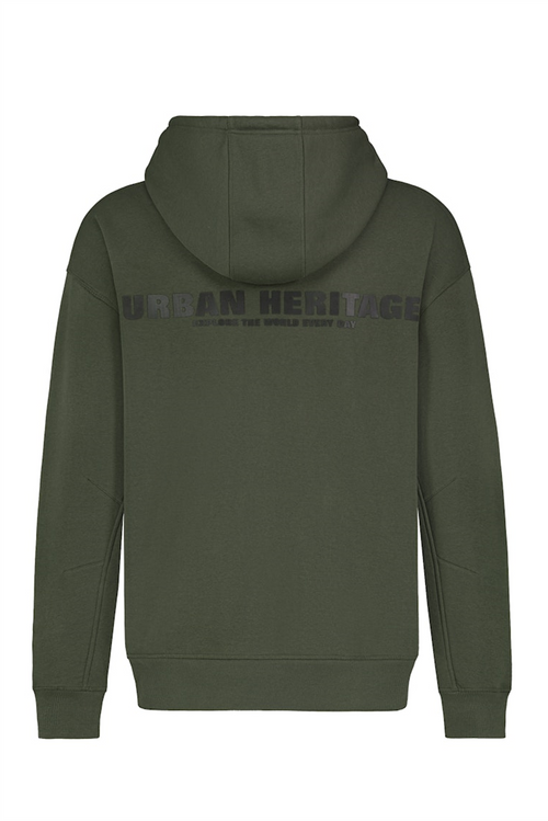 URBAN SURFACE Backprint Hoodie Dark Green