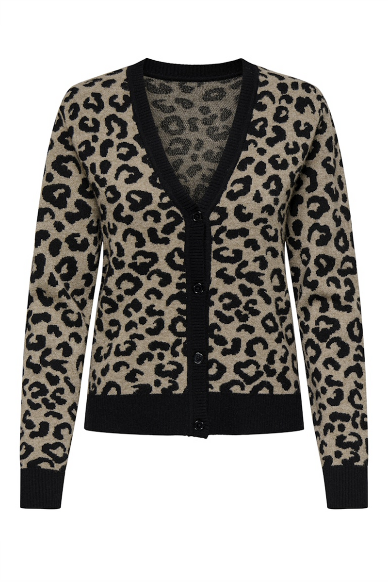 ONLY Leo Strick Cardigan Black Trench