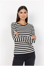 SOYACONCEPT Langarm T-Shirt Schwarz