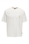 ONLY & SONS Backprint T-Shirt Bright White Malfi Coas