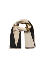 SOYACONCEPT Schal Schwarz Creme