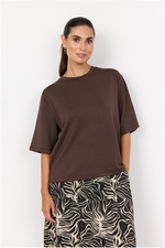 SOYACONCEPT Soft Blusenshirt Dunkelbraun