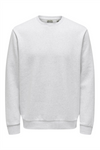 ONLY & SONS Sweatshirt Super Light Grey Melange