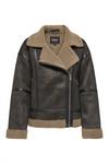 ONLY Oversize Jacke Chocolate Torte
