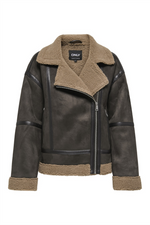 ONLY Oversize Jacke Chocolate Torte