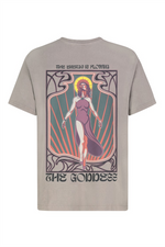 SUBLEVEL Backprint T-Shirt Dark Beige