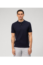 OLYMP Stehkragen Poloshirt Marine