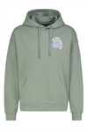 SUBLEVEL Backprint Hoodie Middle Green