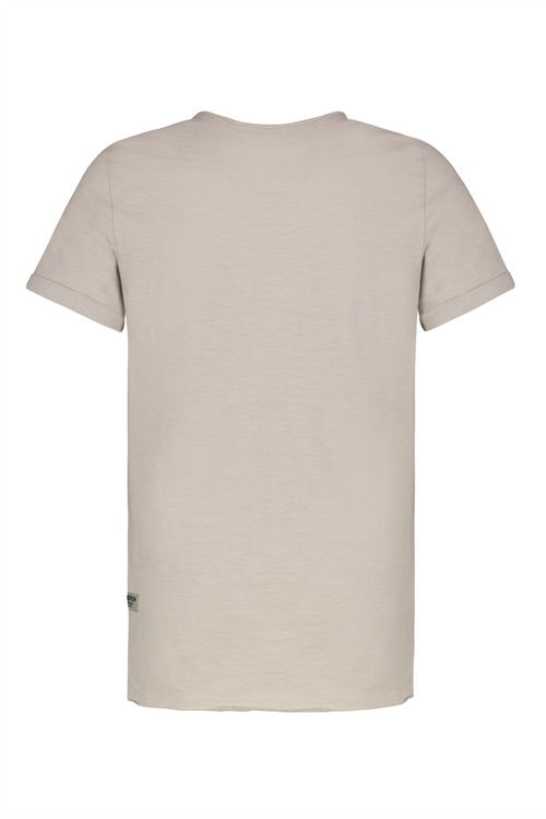 SUBLEVEL Basic T-Shirt Light Beige