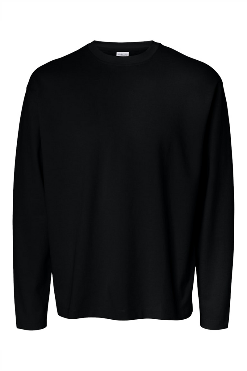 SELECTED HOMME Loose Longsleeve Black
