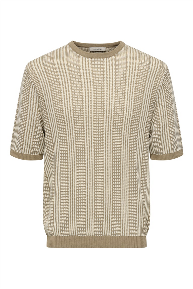 ONLY & SONS Strick Shirt Chinchilla
