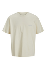 JACK & JONES Backprint T-Shirt Antique White