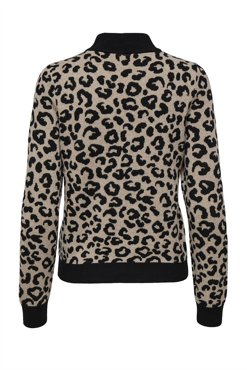 ONLY Leo Steh Kragen Pullover Black Trench