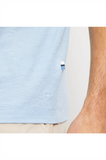 OLYMP Leinen Poloshirt Bleu
