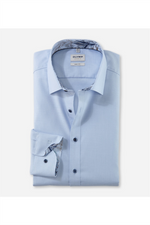 OLYMP Hemd Level 5 Body Fit Bleu