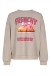 SUBLEVEL Backprint Soft Sweatshirt Dark Beige