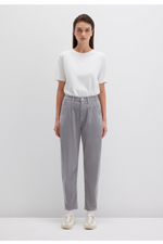 MAVI Laura High Rise Baggy Cord Hose Charcoal Gray