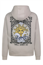 SUBLEVEL Backprint Hoodie Middle Beige