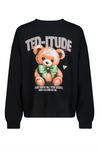 SUBLEVEL Backprint Soft Sweatshirt Dark Grey
