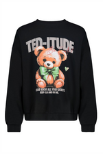 SUBLEVEL Backprint Soft Sweatshirt Dark Grey