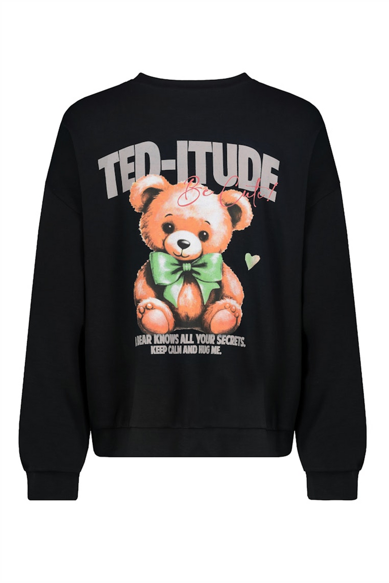 SUBLEVEL Backprint Soft Sweatshirt Dark Grey