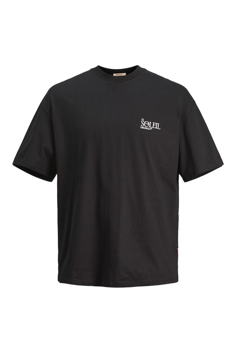 JACK & JONES Backprint T-Shirt Black