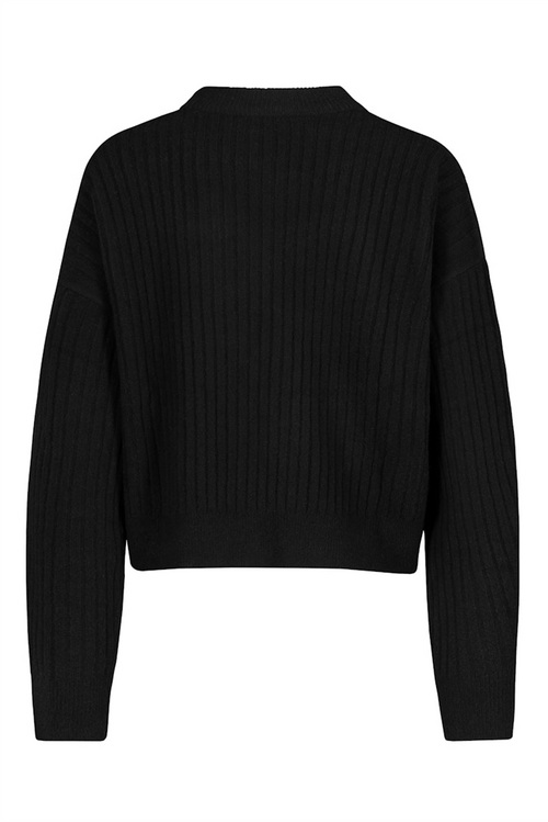 SUBLEVEL Strick Pullover Black