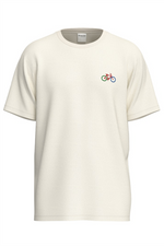 SELECTED HOMME T-Shirt Egret Bike
