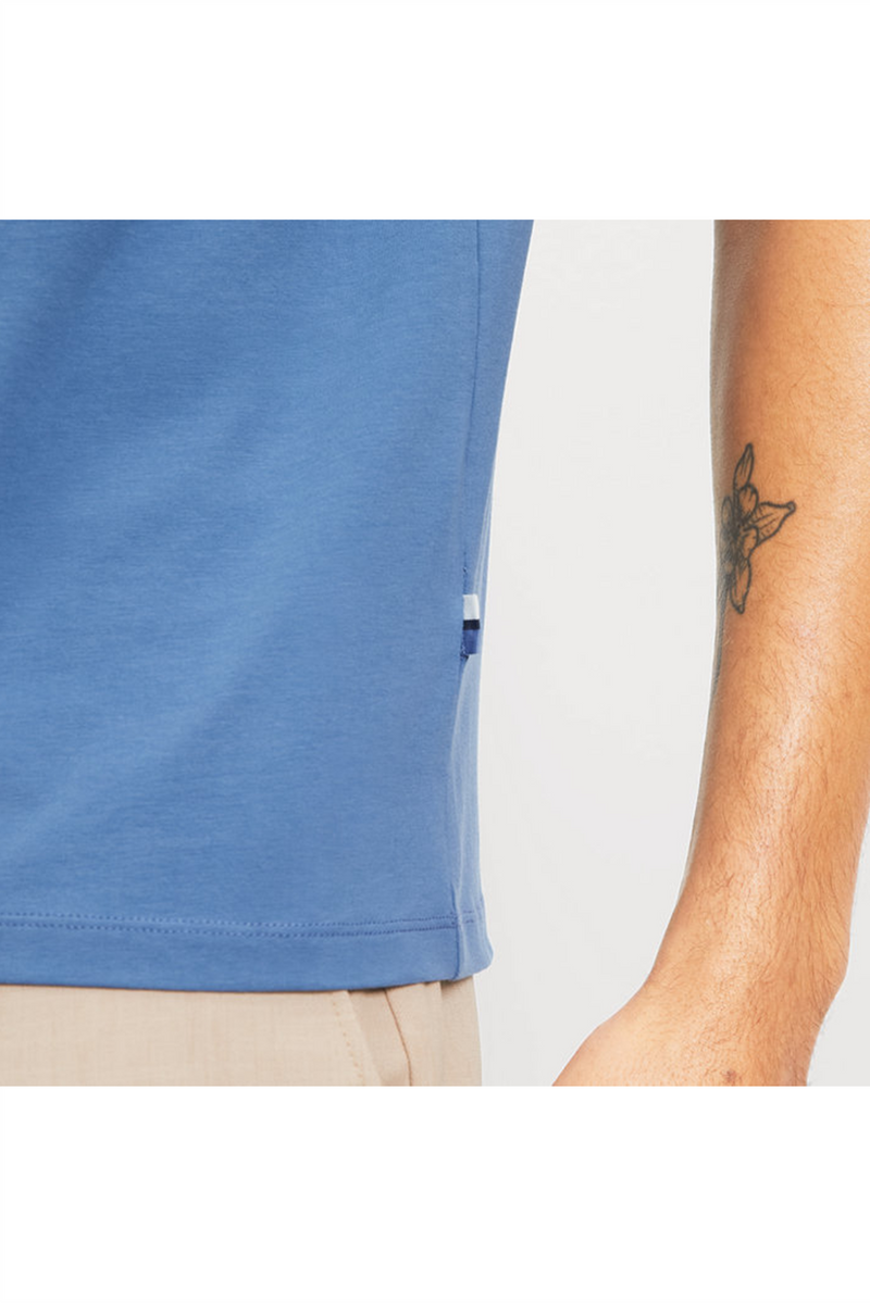 OLYMP T-Shirt Rauchblau