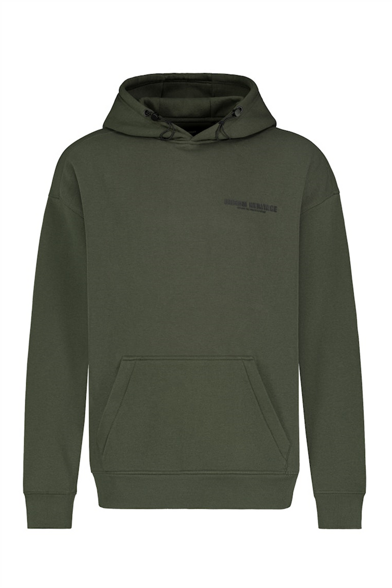 URBAN SURFACE Backprint Hoodie Dark Green