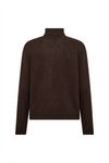SOYACONCEPT Wolle Rollkragen Pullover Dunkelbraun