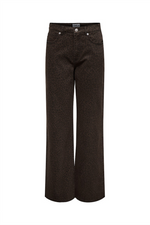 ONLY Highwaist Wide Leg Leo Jeans Chicory Coffee
