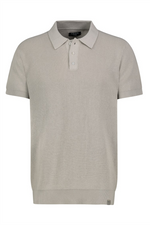 SUBLEVEL Strick Poloshirt Light Beige