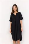 SOYACONCEPT Leinen Kleid Schwarz