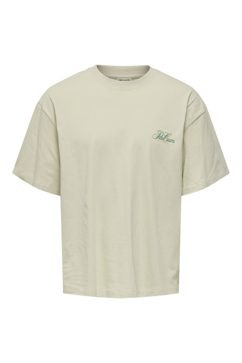 ONLY & SONS Relax Backprint T-Shirt Moonstruck