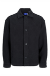 JACK & JONES Jacquard Overshirt Black