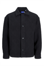 JACK & JONES Jacquard Overshirt Black