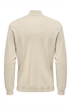 ONLY & SONS Dünner Half Zip Pullover Silver Lining